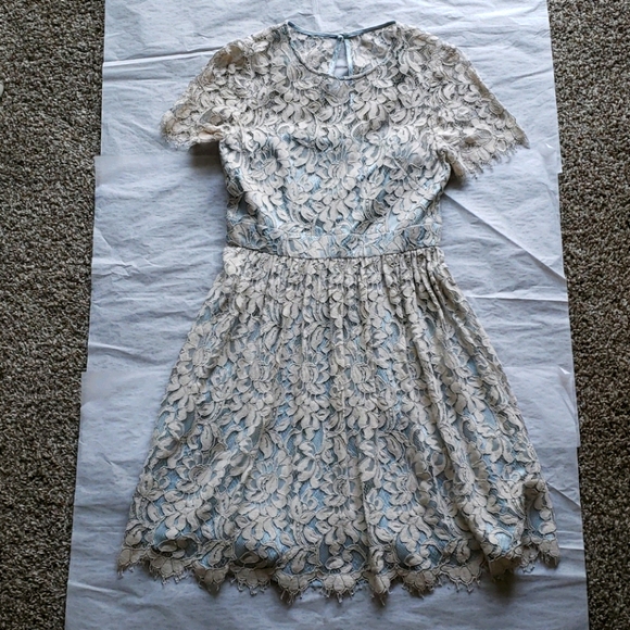 Eliza J Dresses & Skirts - Eliza J fit and flare cocktail lace dress